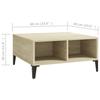 Coffee Table Sonoma Oak 60x60x30 cm Particleboard