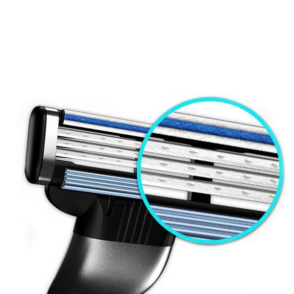 Gillette Mach3 Original Razor Blades, 8 Packs, 3 Pieces ,Korean Razor Blade