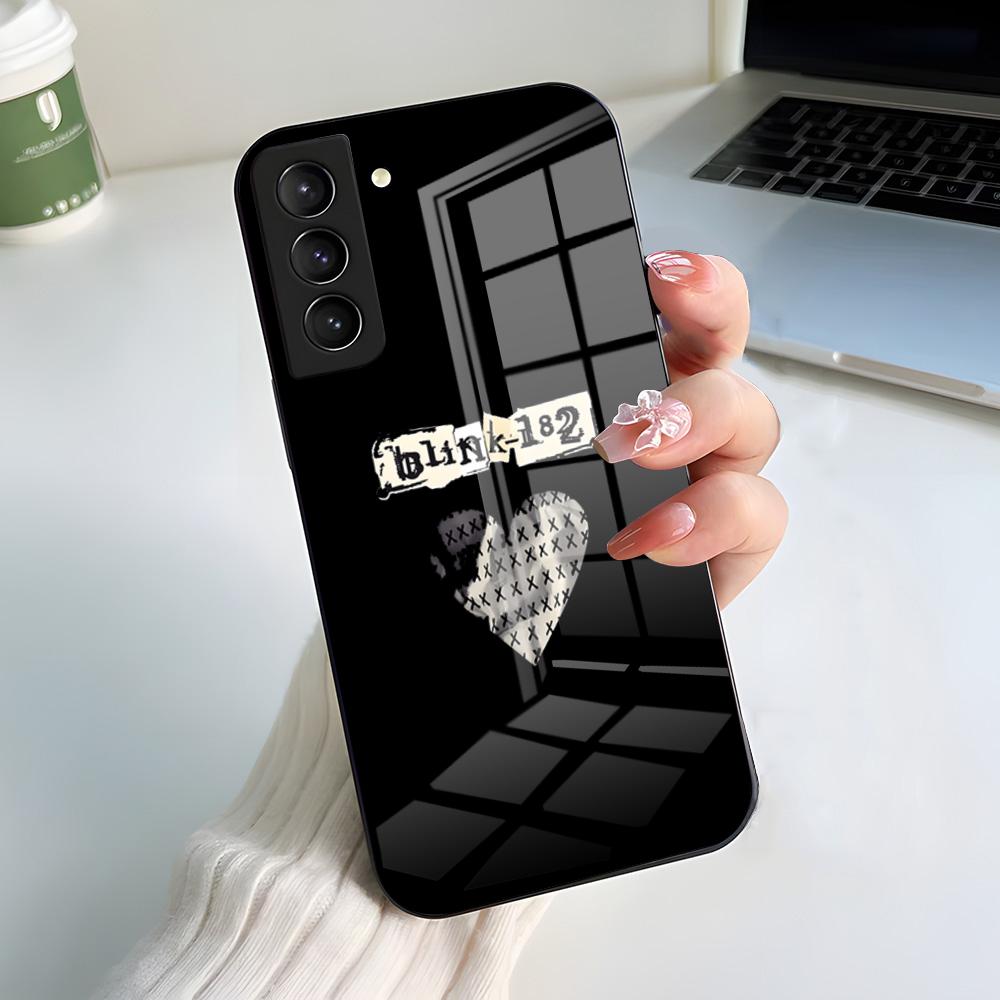 Чехол для телефона B-Band B-B-BLINK-182 для Samsung A56 A36 A26 A16 A15 A25 A35 A55 A14 A34 A24 A54 Стеклянный чехол