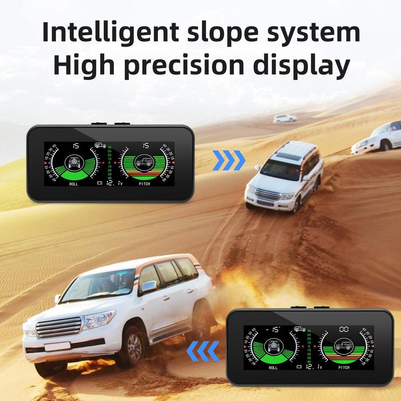 New M50 Slope Meter Display GPS+BDS Dual System Head Up Display M60 HUD Intelligent Inclinometer Off-road 4X4 Car HUD