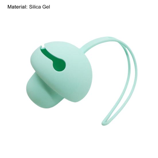 Детская соска, ручка, дизайн, пищевой материал, портативная детская соска, коробка в форме гриба для повседневной жизни