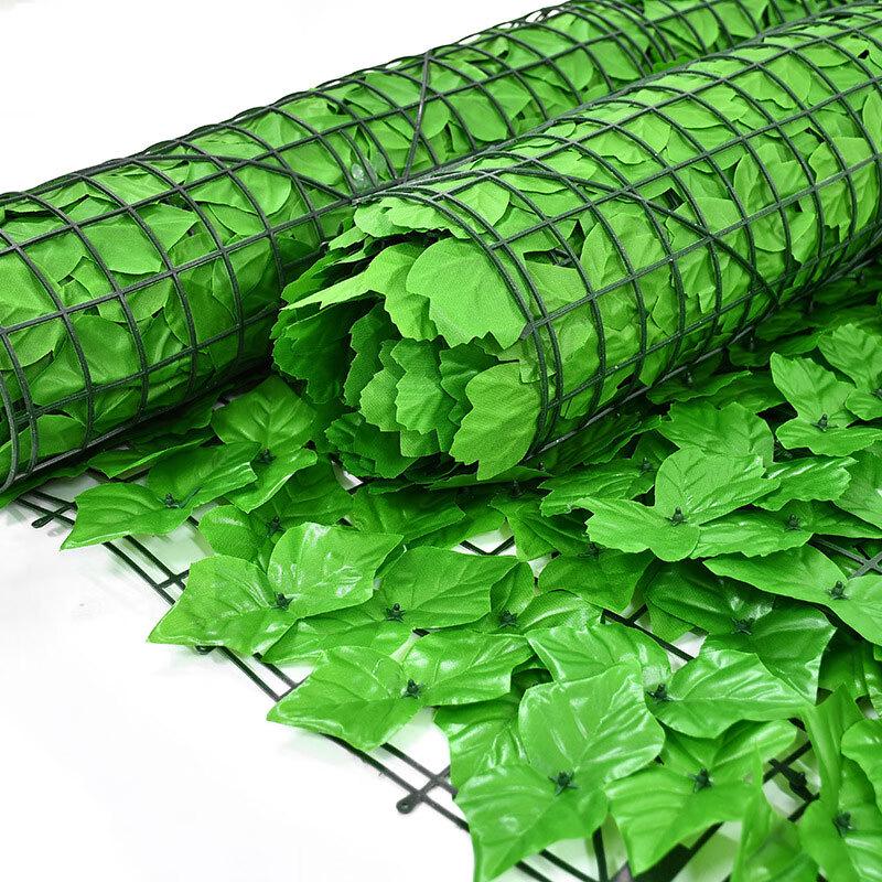 Artificial Green Leaf Privacy Fence