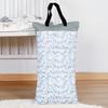 Happyflute Reusable Hanging Wet Dry Cloth Diaper Bag With Double Zippered Pockets 40*70cm