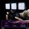 Портативная селфи-подсветка RGB, трехцветная, регулируемая, для фотосъемки, ручная, с зажимом, подсветка для телефона, для улицы