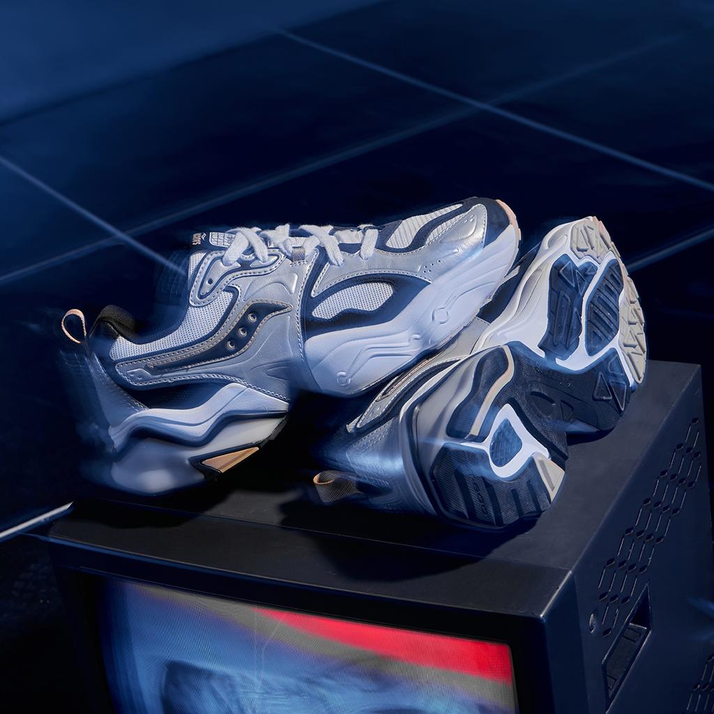 SAUCONY Стабильные Повседневные Ретро Поддерживающие Прочные Низкие Кроссовки Унисекс кроссовки Серебристый Черный Белый S79055-4