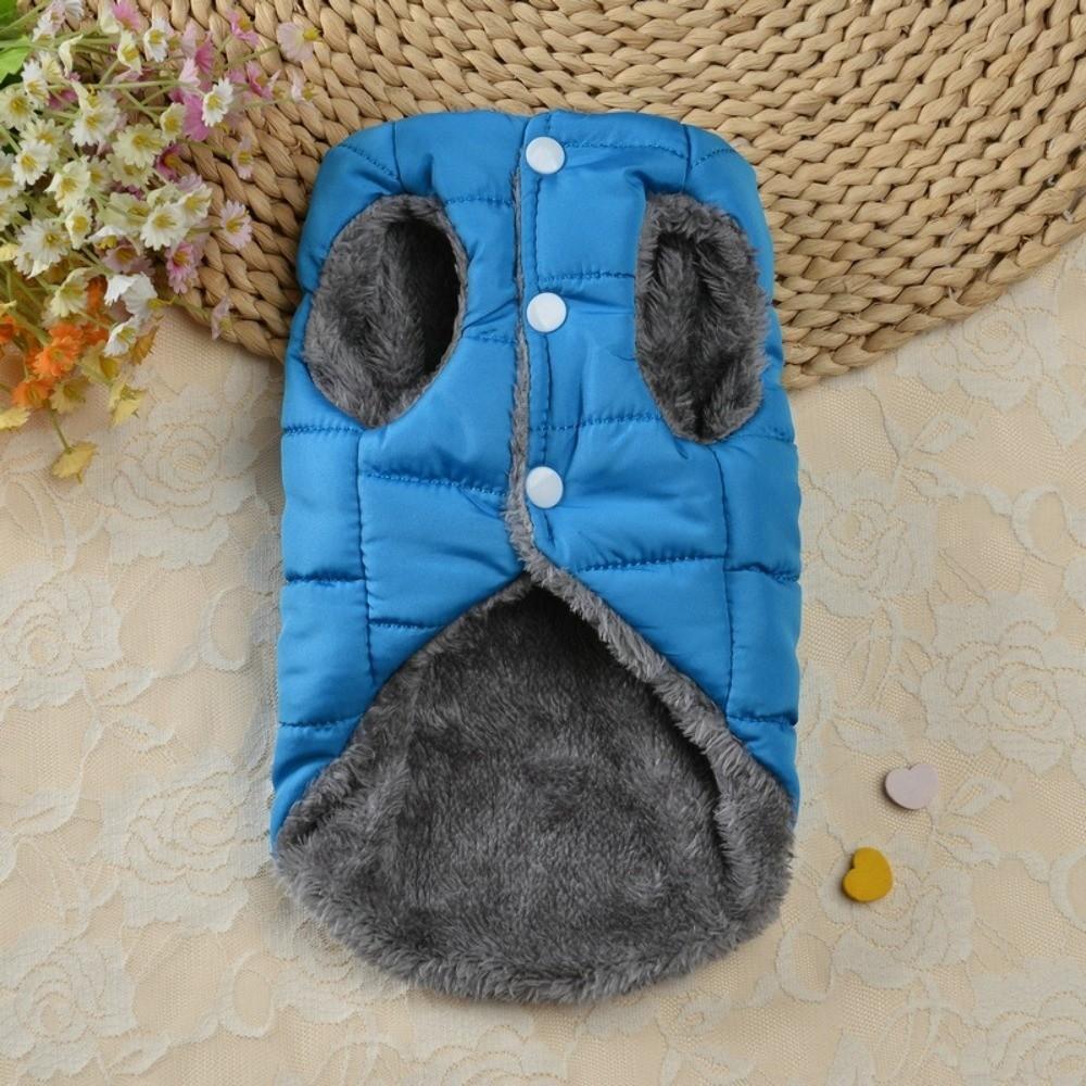 Fleece Dog Warm Clothes Winter Dog Bodysuit Fashion Dog Hiking Jacket for Small Medium Dog