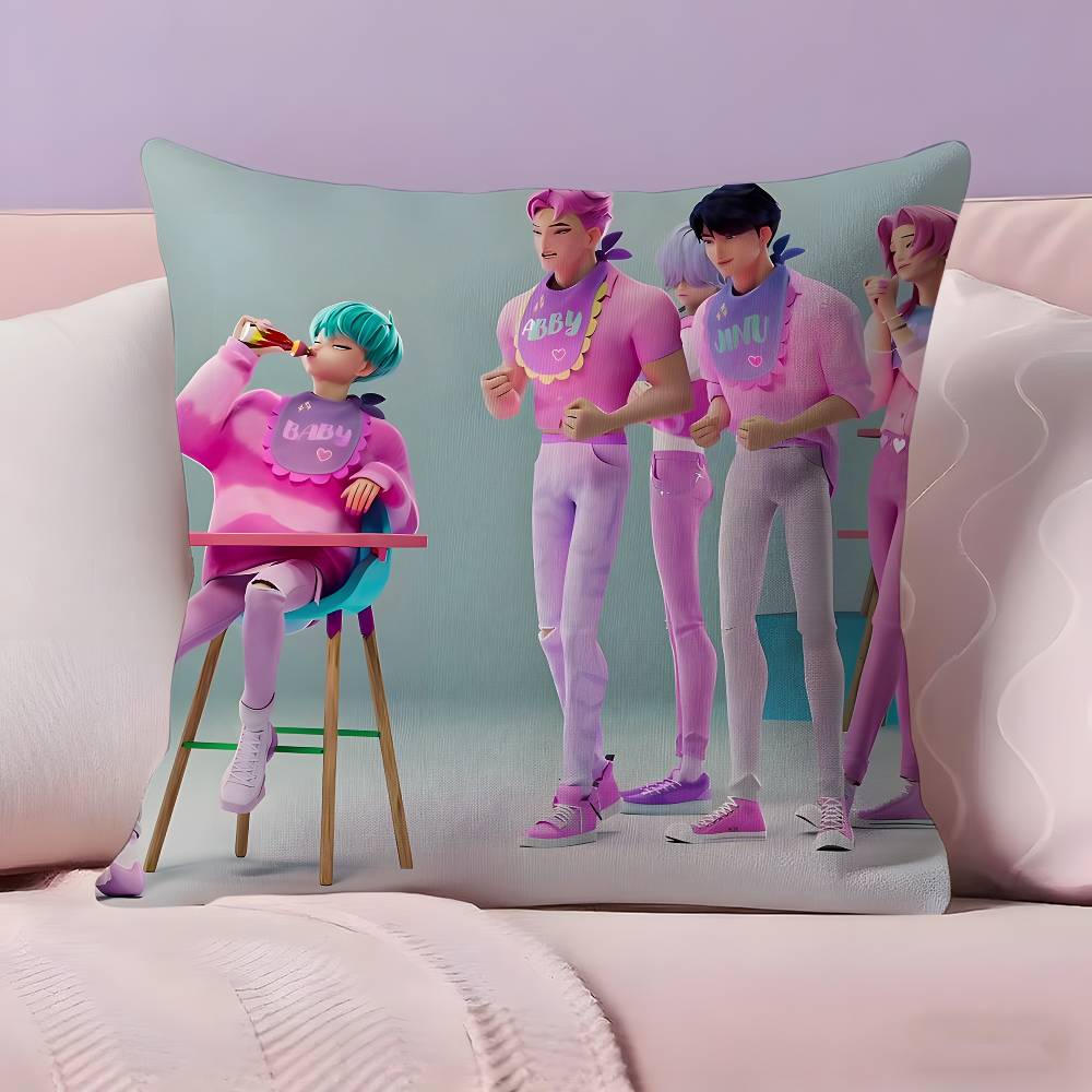 Горячий K-Pop S-Saja Чехол для подушки Наволочка Ультрамягкая Ткань, приятная к коже Комфорт как облако и Скрытая молния