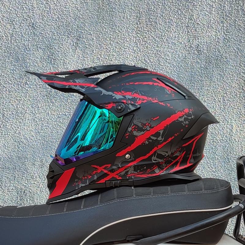 Новый внедорожный шлем LVS, профессиональный горный шлем для скоростного спуска, шлем Capacete ATV, полнолицевой шлем для квадроциклов Casco Cross