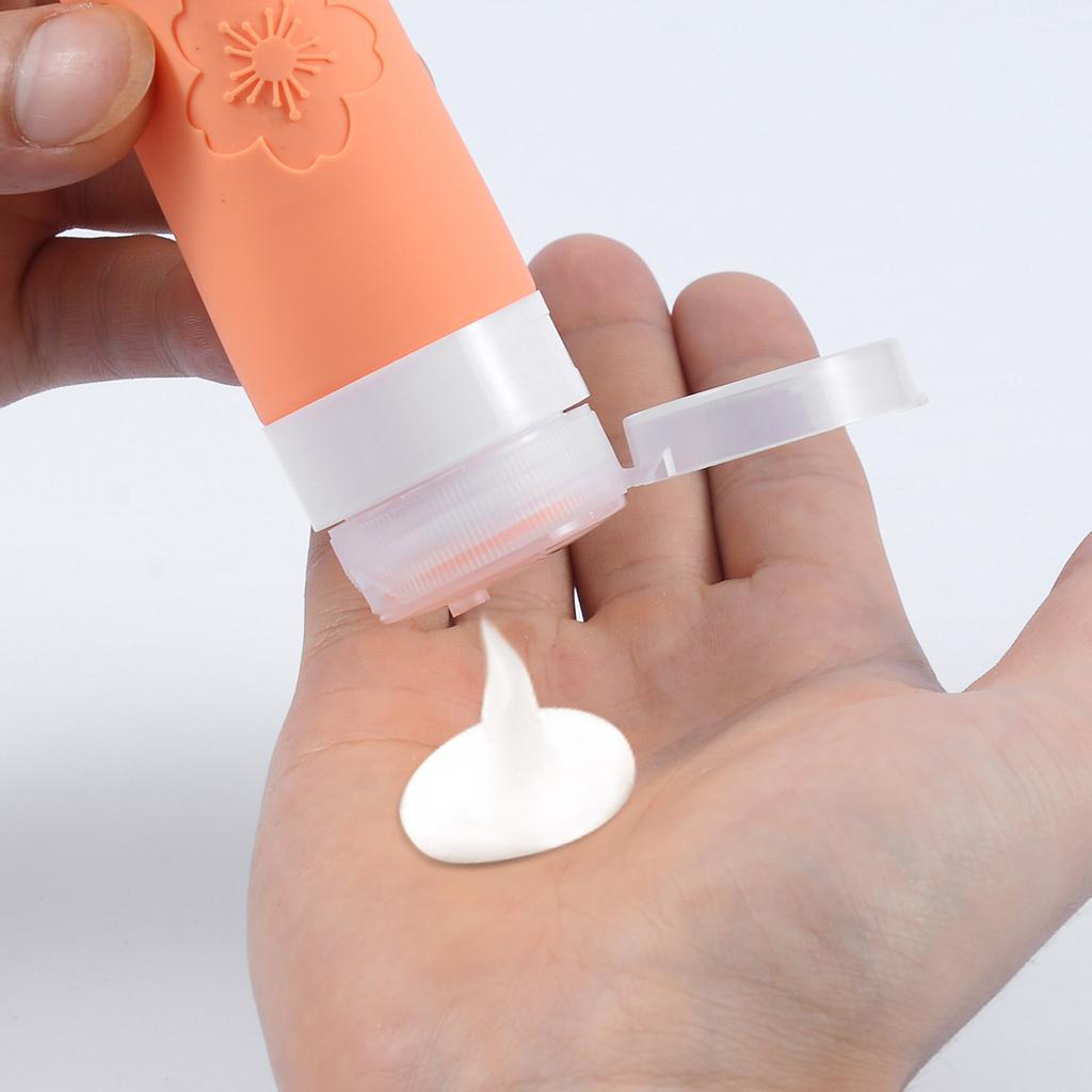 17 Pack Silicone Travel Bottles Set Wide Mouth Design Travel Containers for Shampoo Conditioner Lotion