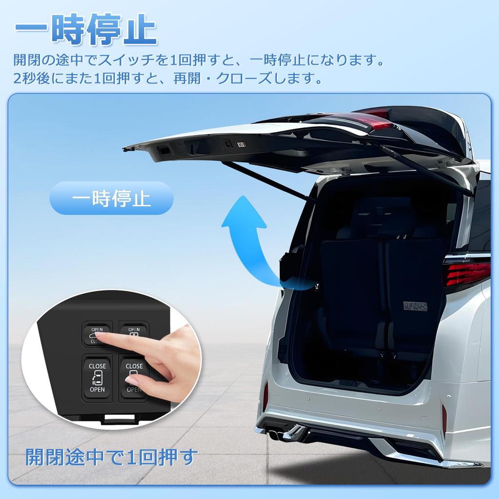 GIMUYA Комплект переключателей расширения двери водительского сиденья Toyota Alphard 40 Series Vellfire, Электропривод сдвижной двери