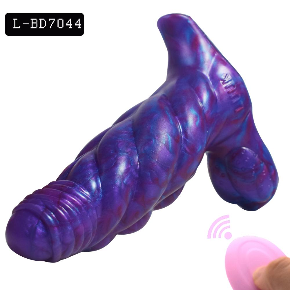 Wireless Remote Vibrator Wearable Monster Dildo Prostate Massager Masturbator Vibrating Butt Plug for Women Couple Sex Toys