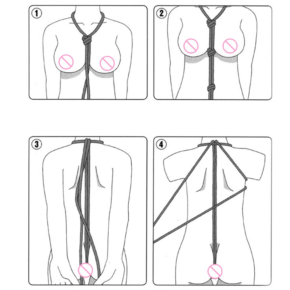 10M Slave Bondage Rope BDSM Restraints Bundle Strap Adult Couples Sex Erotic Toy