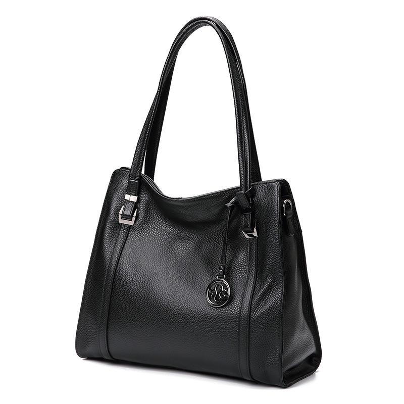 Women's Bag New Trendy and Fashionable Genuine Leather Women's Bag Large Capacity Bag Large Leather One-shoulder Crossbody Bag