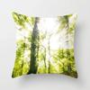 Sunshine Forest Landscape Printed Throw Pillow Cover Sofa Decoration Car Office Seat Cushion  Room Home Decor
