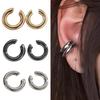 2 шт. ушные манжеты для женщин C-образные ушные манжеты массивные серьги-кольца для хряща, верхние непирсинговые хрящевые клипсы, серьги-манжеты, ювелирные изделия