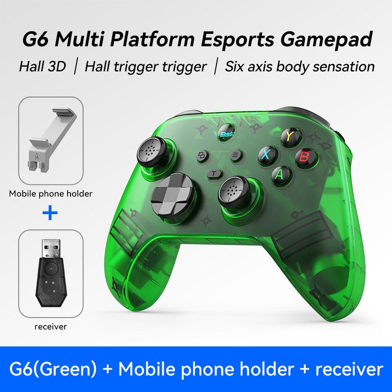 New G6 Wireless Controller Comes With a Dual Hall Joystick and a Back Button Supporting Switch Computers Android iOS 1
