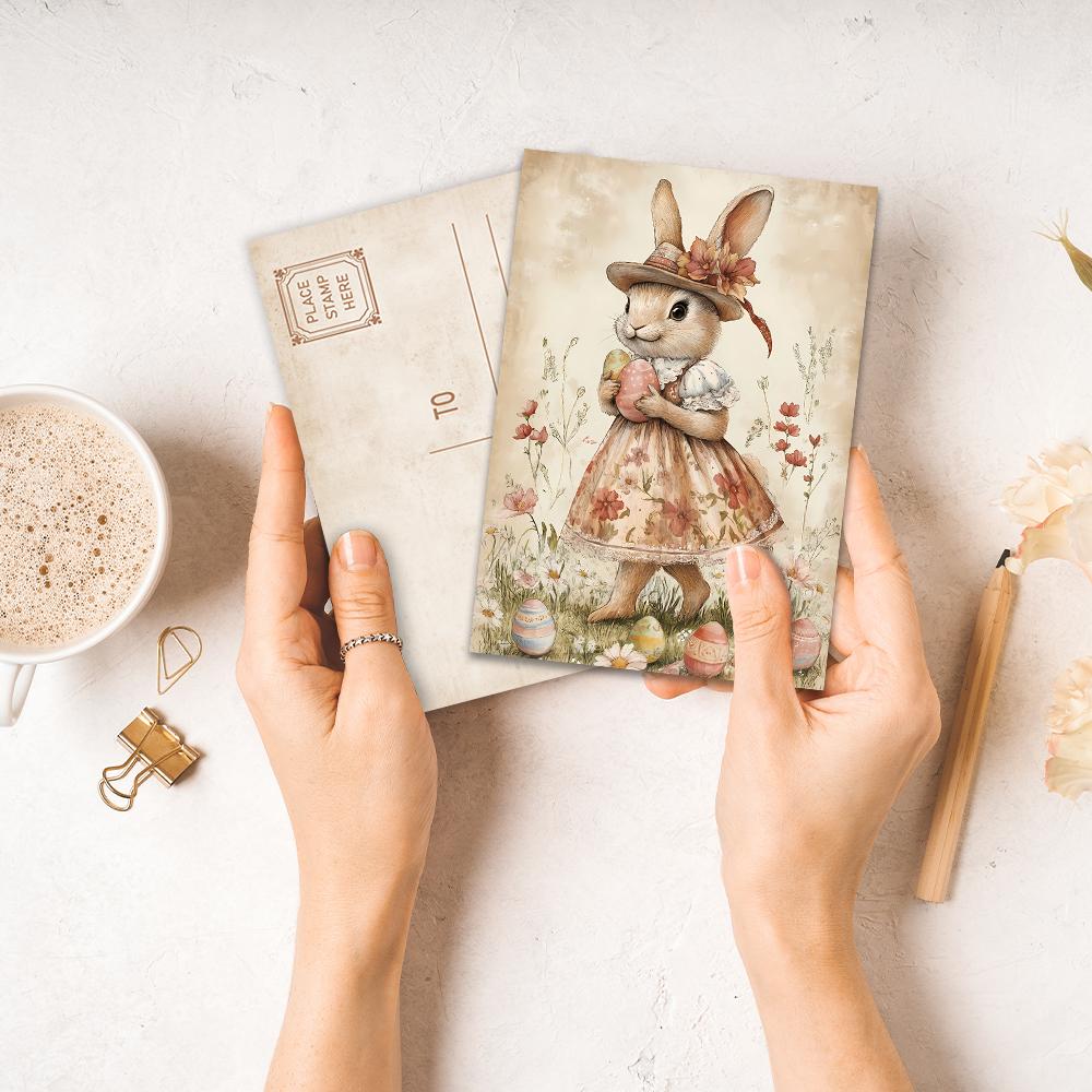 32 шт., Винтажная пасхальная открытка/деревенский стиль/украшение для спальни в помещении/наклейка на стену/поздравительная открытка/для отправки