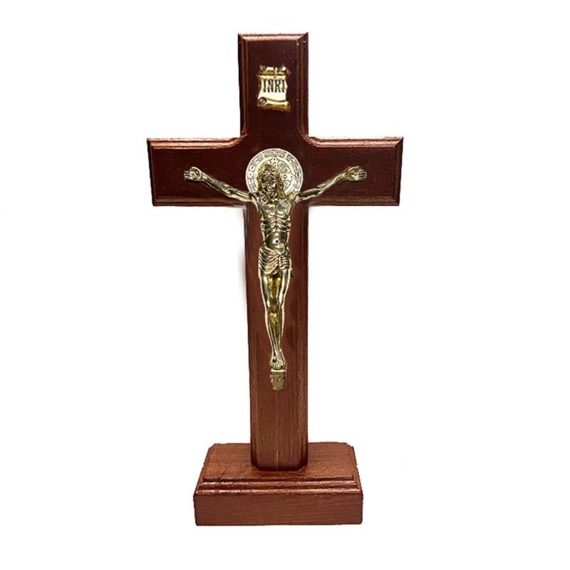 24 см распятие настенное христианское церковное украшение антикварная статуя Иисуса религиозный стиль настольное украшение