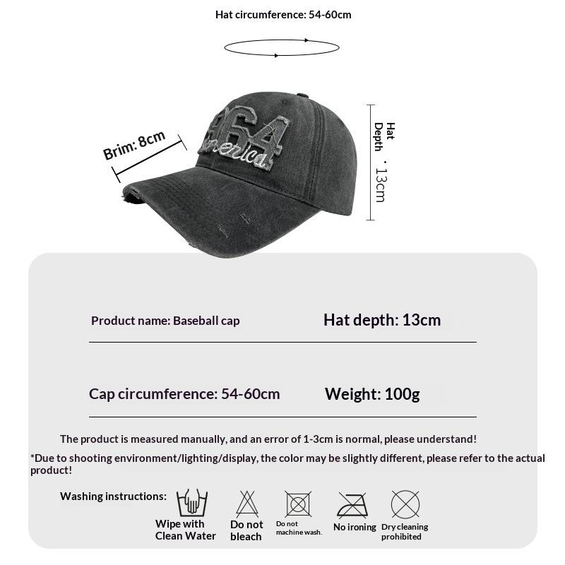 1pc Retro Letter Embroidered Baseball Cap,outdoor Leisure Versatile Adjustable Driver Hat for Men and Women Dailywear,Travel