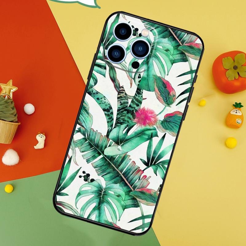 Чехол 'Тропический Рай Гавайский Цветок' для iPhone 13 12 Mini 11 14 15 16 Pro Max XS X XR 7 8 14 15 16 Plus
