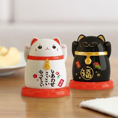 Пластиковый держатель для ватных палочек и зубочисток Lucky Cat – симпатичная коробка для хранения для использования дома и в ресторане