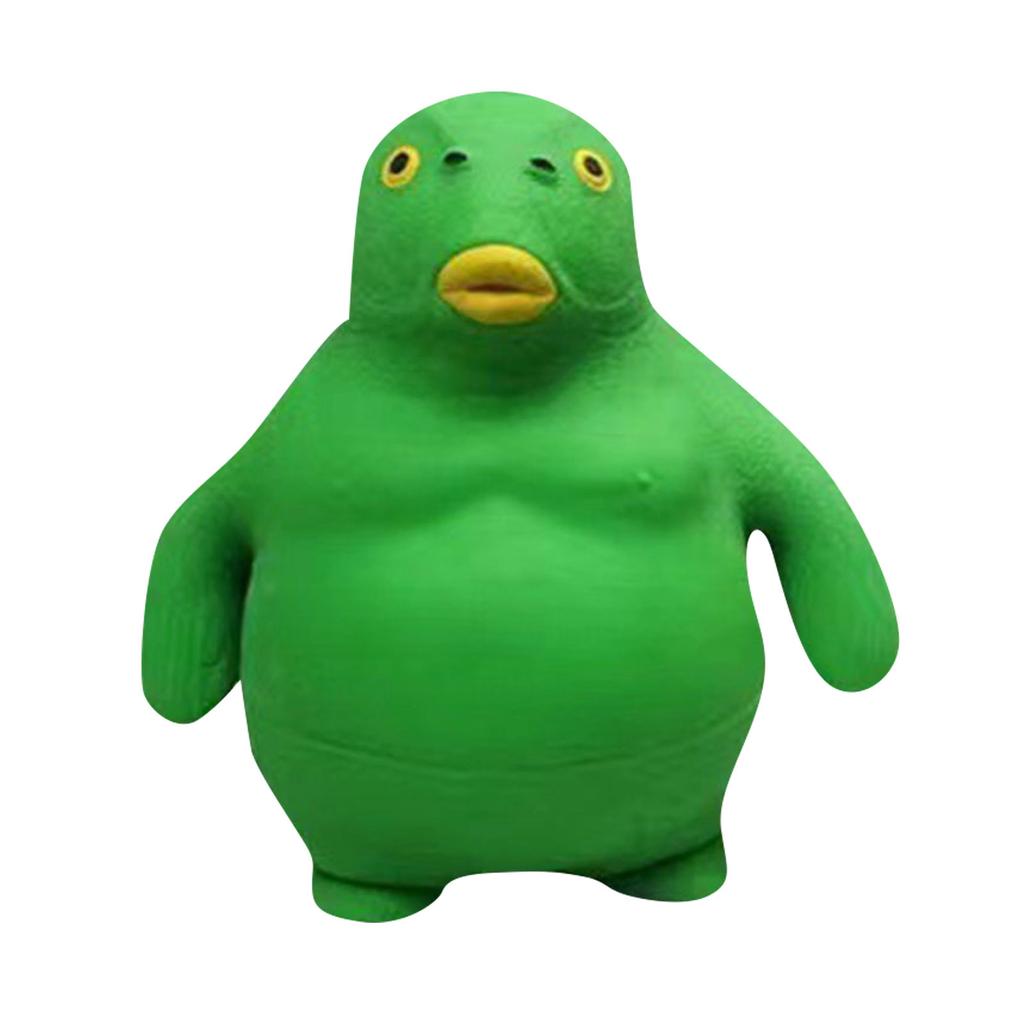 Green-headed Pinch Music To Decompress Green-headed Fish Toy Sand Sculpture Funny Silly Fish To Vent Artifact