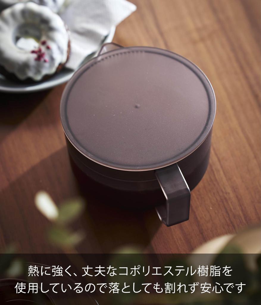 Чайник Yamazaki Jitsugyo черного цвета xx Tower 600 мл, безопасная, легко моющаяся крышка и встроенное ситечко для чая 1673 Ш13,2 Д17,6 В7,9 см (Включая ручку)