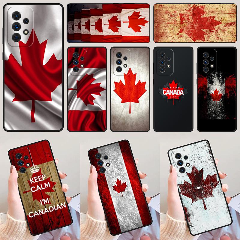 Canada Canadian Flag phone case For Samsung Galaxy A42 A31 A40 A51 A71 A32 A80 A91 A52 A72 A73 A20e A21S A50 A70 A11 A12 Cover