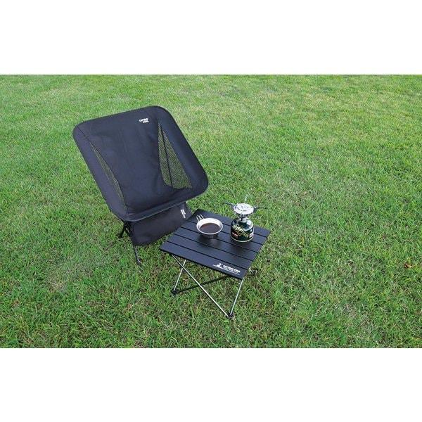 Captain Stag Captain Stag Uc 0563 [trekker Aluminum Roll Table Black]