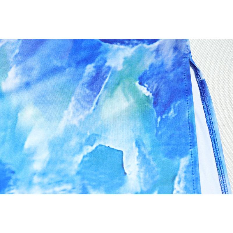 Женская мода комплект с юбкой-халтером и принтом на груди