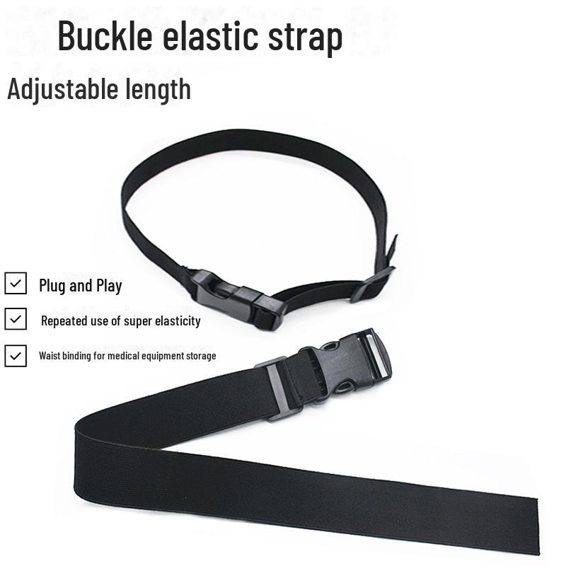 2,5 см эластичный поясной ремень с пряжкой и регулируемым ремнем с подушкой