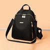 Multi-functional Black Shoulder Bag Small Retro Backpack Korean Style Nylon Backpack  Students