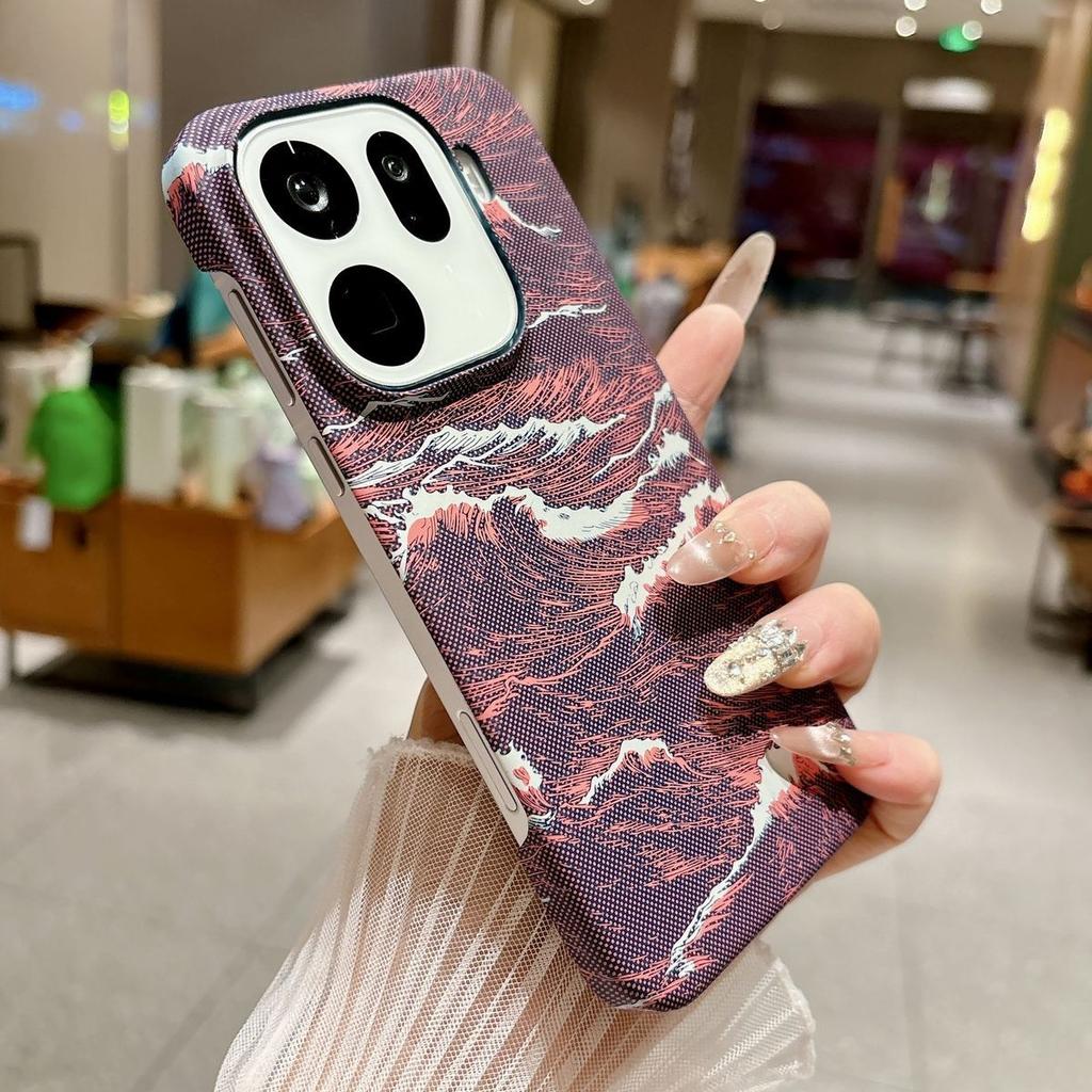 Чехол для OPPO Find X9 Pro Модный Жесткий ПК Волна Защитная Задняя Крышка Чехол Для Find X9 Ultra X9S X8S Pro+ X8Ultra Оболочка Телефона