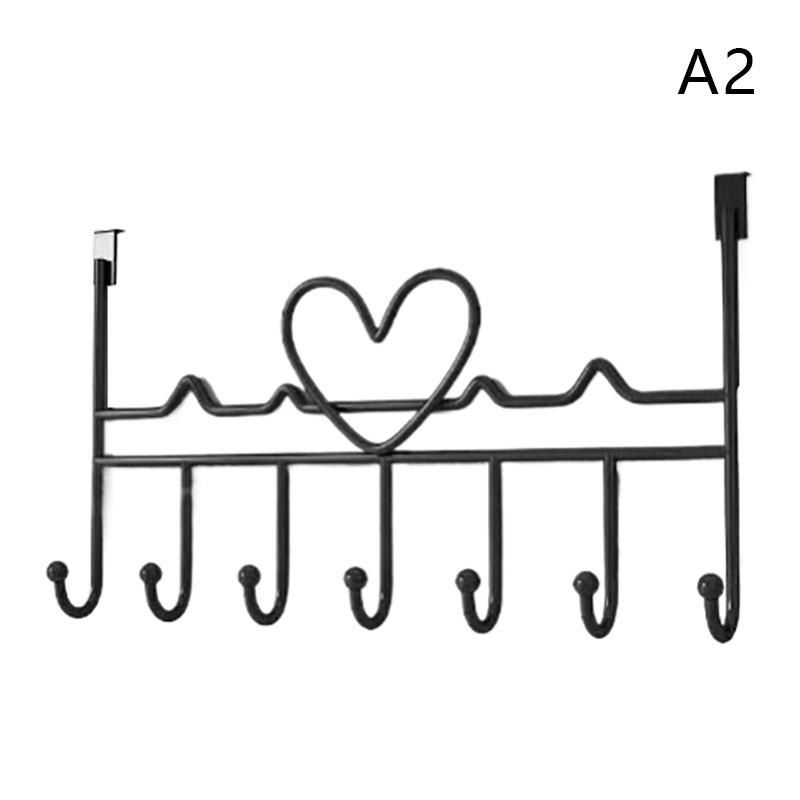 Door Behind Hook Storage Wall Hanging Clothes Hanger Hook Punch-Free Hanger Bedroom Organizer Storage Accessories