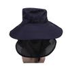 Outdoor Fisherman Hat Wide Brim Bucket Hat with Neck Cover Men Summer Breathable Mesh Sun Protection Visor Anti UV Cap Unisex