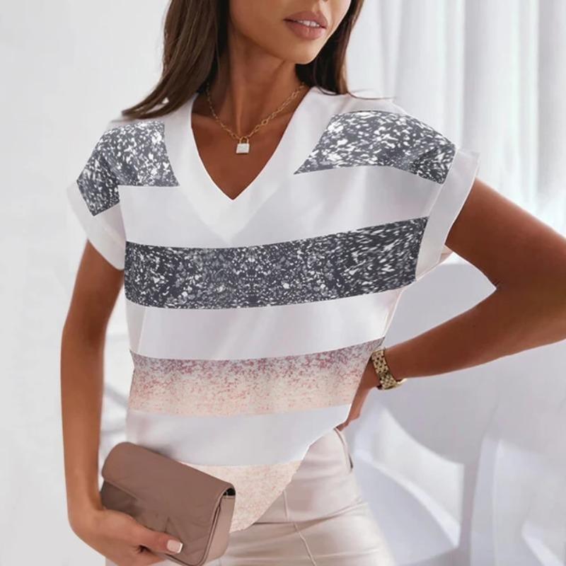 Новая женская футболка в клетку, летняя уличная мода, короткий рукав, свободный, 100-й размер, индивидуальный, с коротким рукавом и 3D-принтом