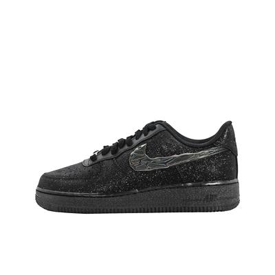 Nike Air Force 1 Устойчивые к износу и легкие Низкие Скейтбордические кроссовки Унисекс Черный Серебристый CW2288-001(Команда133-)