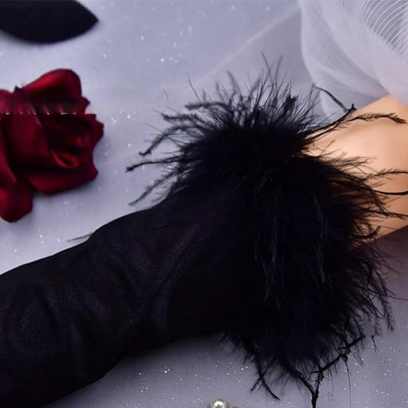Взрослые перчатки с длинным рукавом Рождественское оперное шоу Свадебное вечернее платье Перчатки для вождения