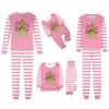 Parent-child Christmas Print Home Suit Long-sleeved Top And Pants