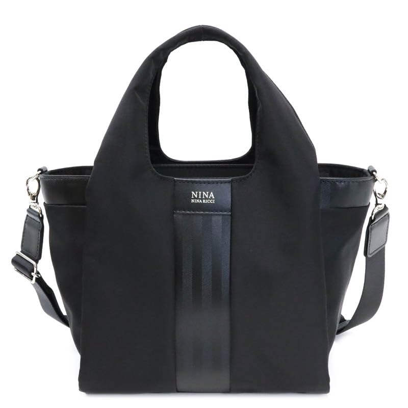 Nina Nina Ricci Черная сумка-тоут 2-в-1, Buren, 31-1501, Женская,