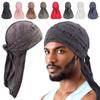 Durag Hip Hop Bandana Vintage Cycling Head Scarf Trendy Pirate Cap Unisex