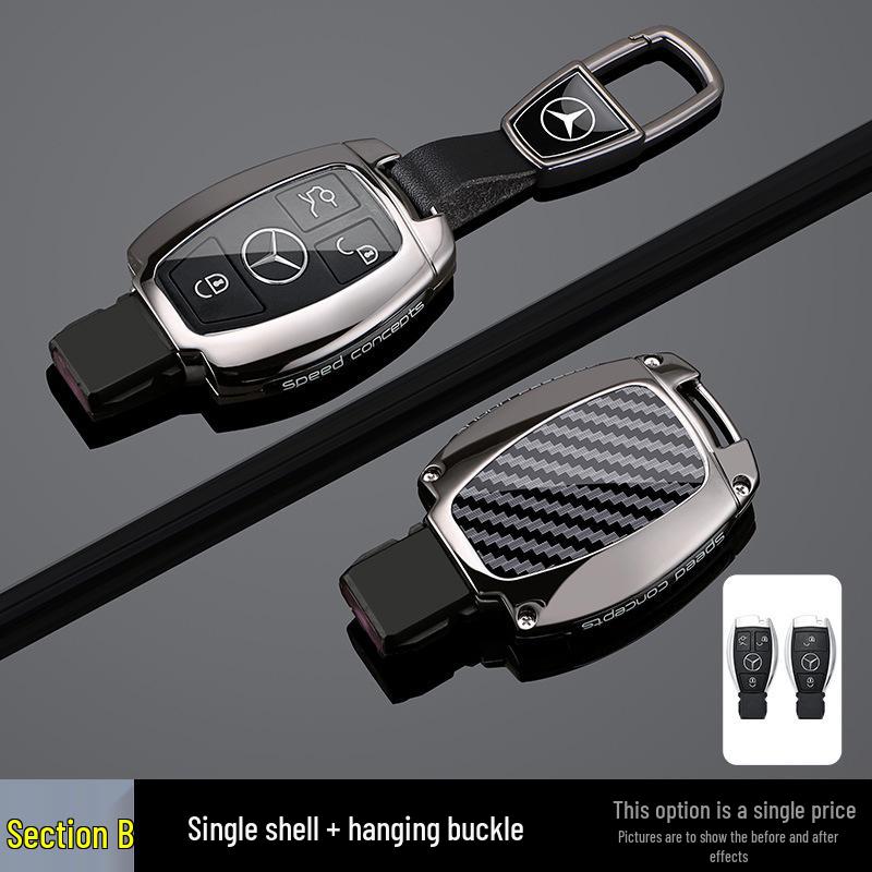 Protective Cover for Mercedes C-Class GLA E260 W204 SLK Old Model Key Shell Remote