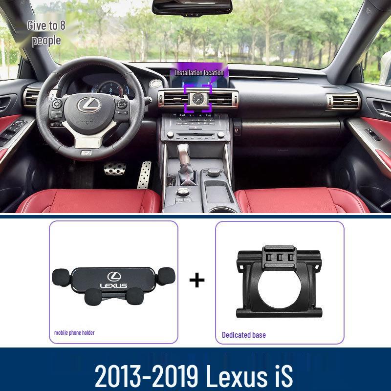 Специальный держатель для телефона в автомобиль Lexus iS с базой, разработанной для конкретного автомобиля - Прочный и устойчивый