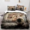 Football King Queen Duvet Cover 3D Soccer Bedding Set For Kids Teens Adult Ball Game Quilt Cover Sport Fans Soft Comforter Cover
