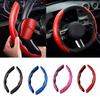 Non-Slip Steering Wheel Booster Cover Carbon Fiber Car Steering Wheel Grips Cover