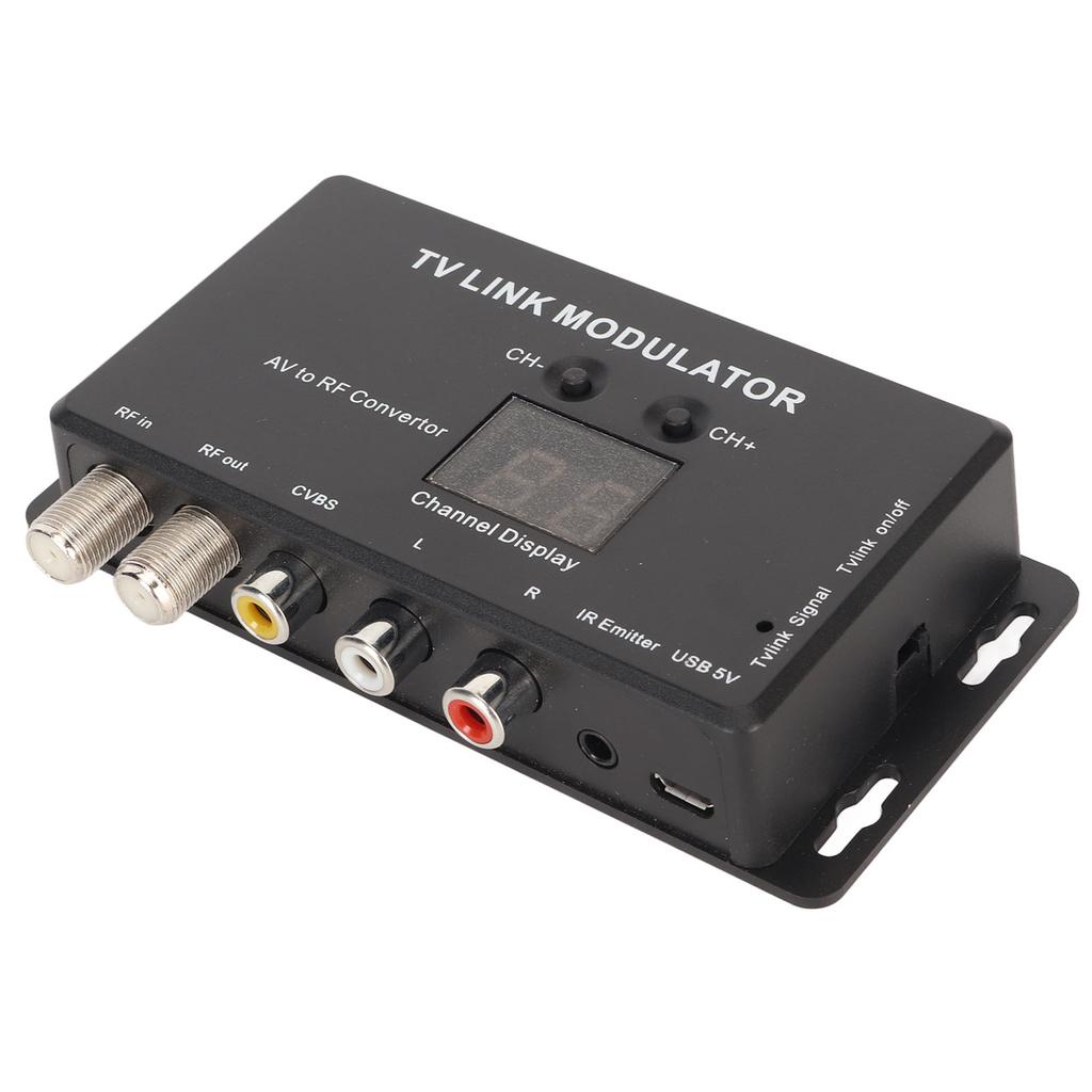 ТВ-модулятор с регулируемым креплением PAL NTSC AV в RF-конвертер с USB-кабелем для AV-источников и приставок
