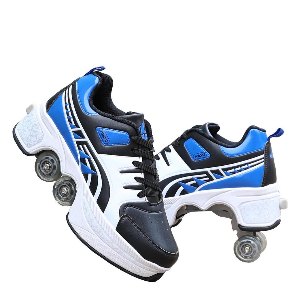 Metamorphic Shoes, Multi-function Roller Skates, Roller Skates, Students' Dual Purpose Skates, Invisible Walking Shoes, Children
