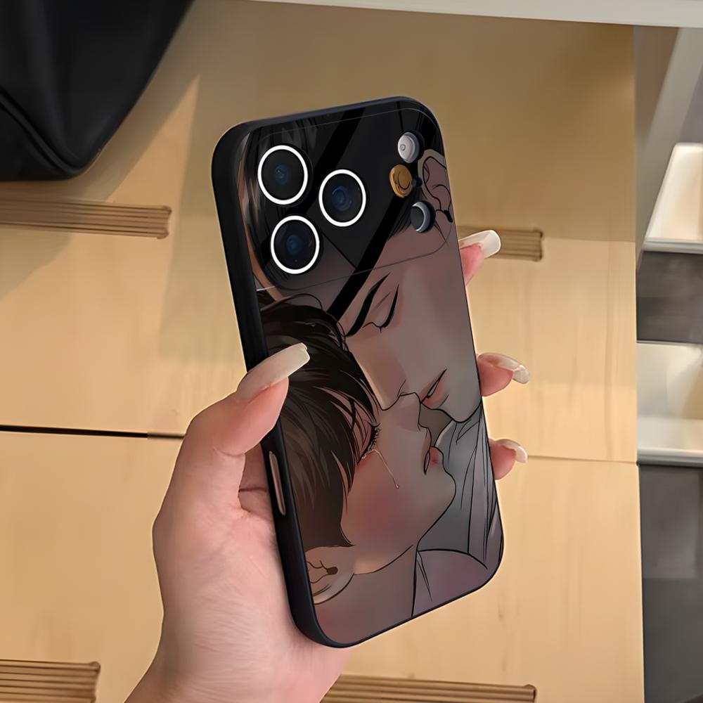 Чехол для телефона с рисунком из аниме Painter The-w-Nights Для IPhone 17 Air 16 E Pro Max 15 14 13 Mini 12 Pro 11 Max Plus Черный Мягкий