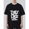 Черная футболка с графическим принтом They Not Like Us для повседневной носки