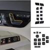 Door Lock Unlock Button Cover Sticker Window Glass Lift Button Sticker For Mercedes Benz A B C E GLA CLA CLS GLK GL ML GLE